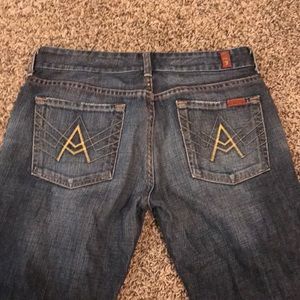 7 For All Mankind 7FAM Bootcut A Pocket Jeans